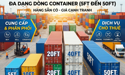 Cung Cấp Giải Pháp Lưu Kho Toàn Diện Với Danh Mục Container Từ 5 Feet Đến 50 Feet Chất Lượng Quốc Tế