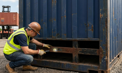 Mua container cũ làm kho: Những điểm cần kiểm tra trước khi nhận hàng