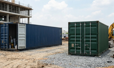 Thuê container kho 20 feet hay 40 feet: Loại nào phù hợp với công trình?