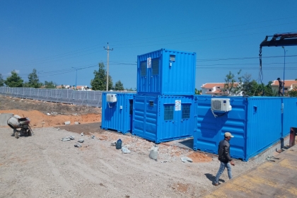 CHO THUÊ CONTAINER VĂN PHÒNG TẠI CÔNG TRÌNH KCN ĐỒNG AN 2 - BÌNH DƯƠNG