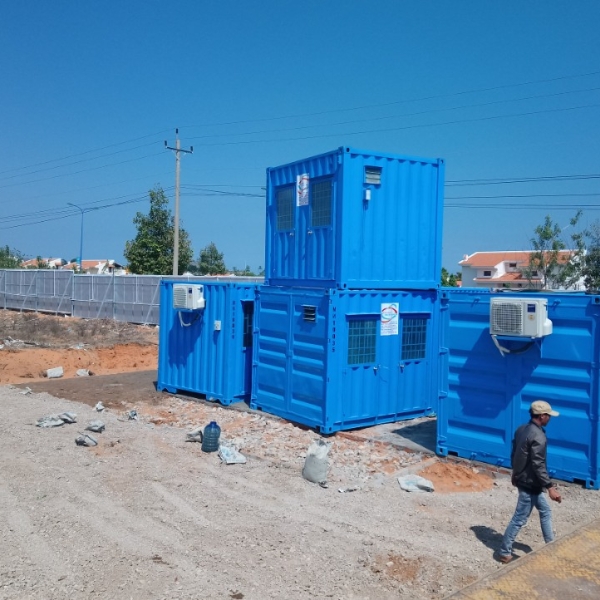 CHO THUÊ CONTAINER VĂN PHÒNG TẠI CÔNG TRÌNH KCN ĐỒNG AN 2 - BÌNH DƯƠNG