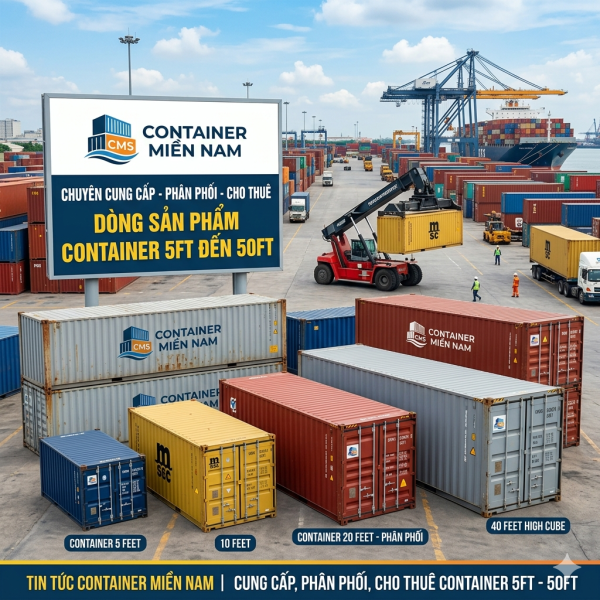 Đơn Vị Cung Cấp Và Cho Thuê Container Đa Dạng Kích Thước Uy Tín Hàng Đầu