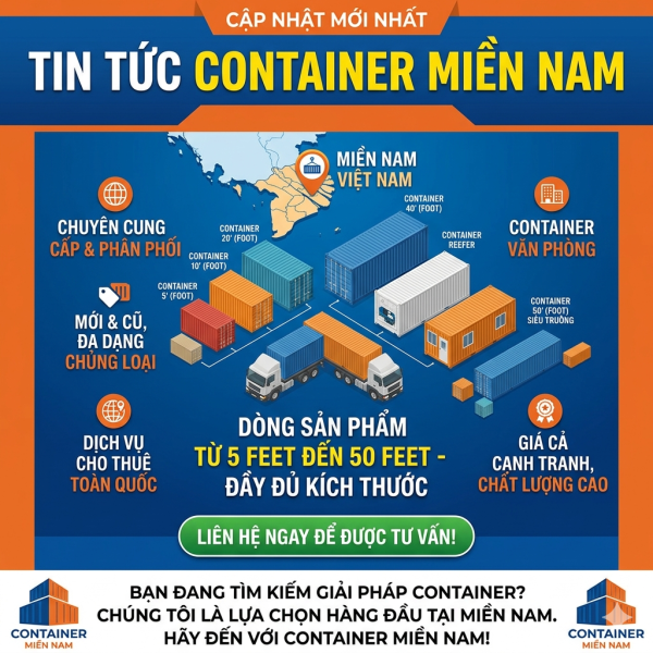 Container Miền Nam: Giải Pháp Kho Bãi Và Văn Phòng Di Động Đa Năng – Tối Ưu Hóa Chi Phí Cho Mọi Công Trình