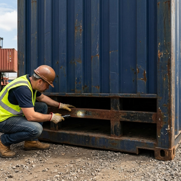 Mua container cũ làm kho: Những điểm cần kiểm tra trước khi nhận hàng