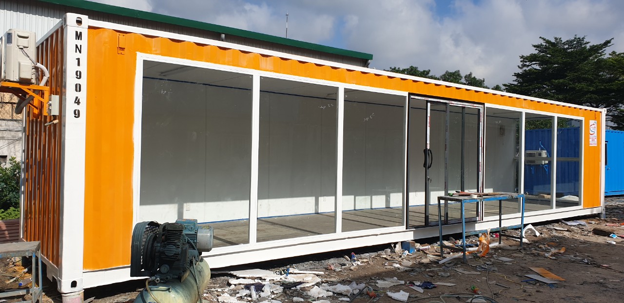 container 40 feet không gian mở