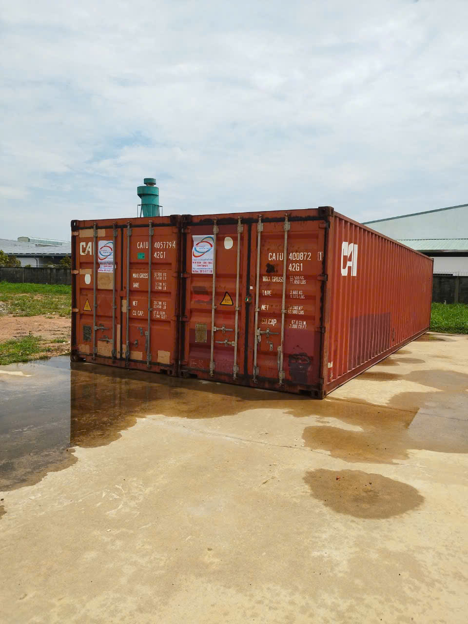 container kho cho công trình tại tân châu