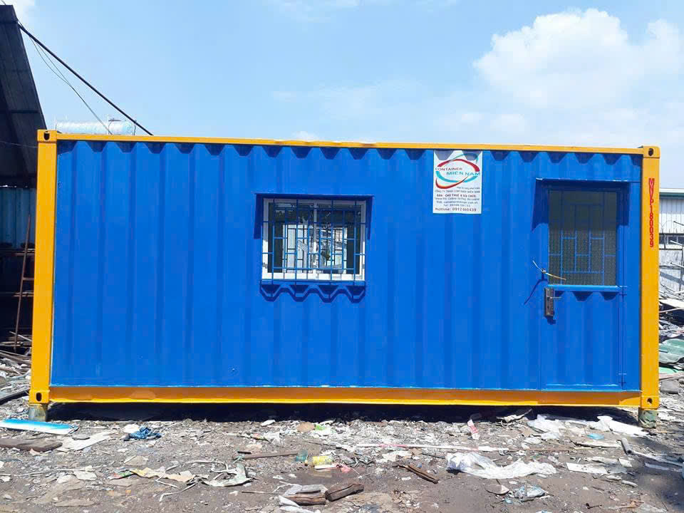 container 20 feet văn phòng có toilet
