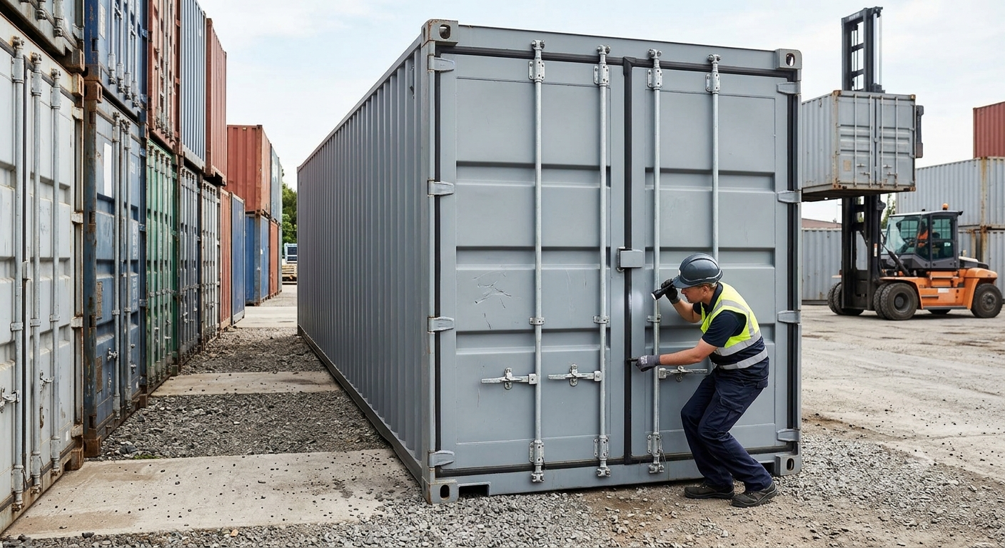 Những điểm cần lưu ý quan trọng khi nhận bàn giao container kho
