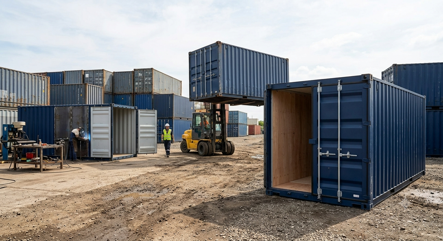 Đặc điểm và ưu điểm của container kho 20 feet